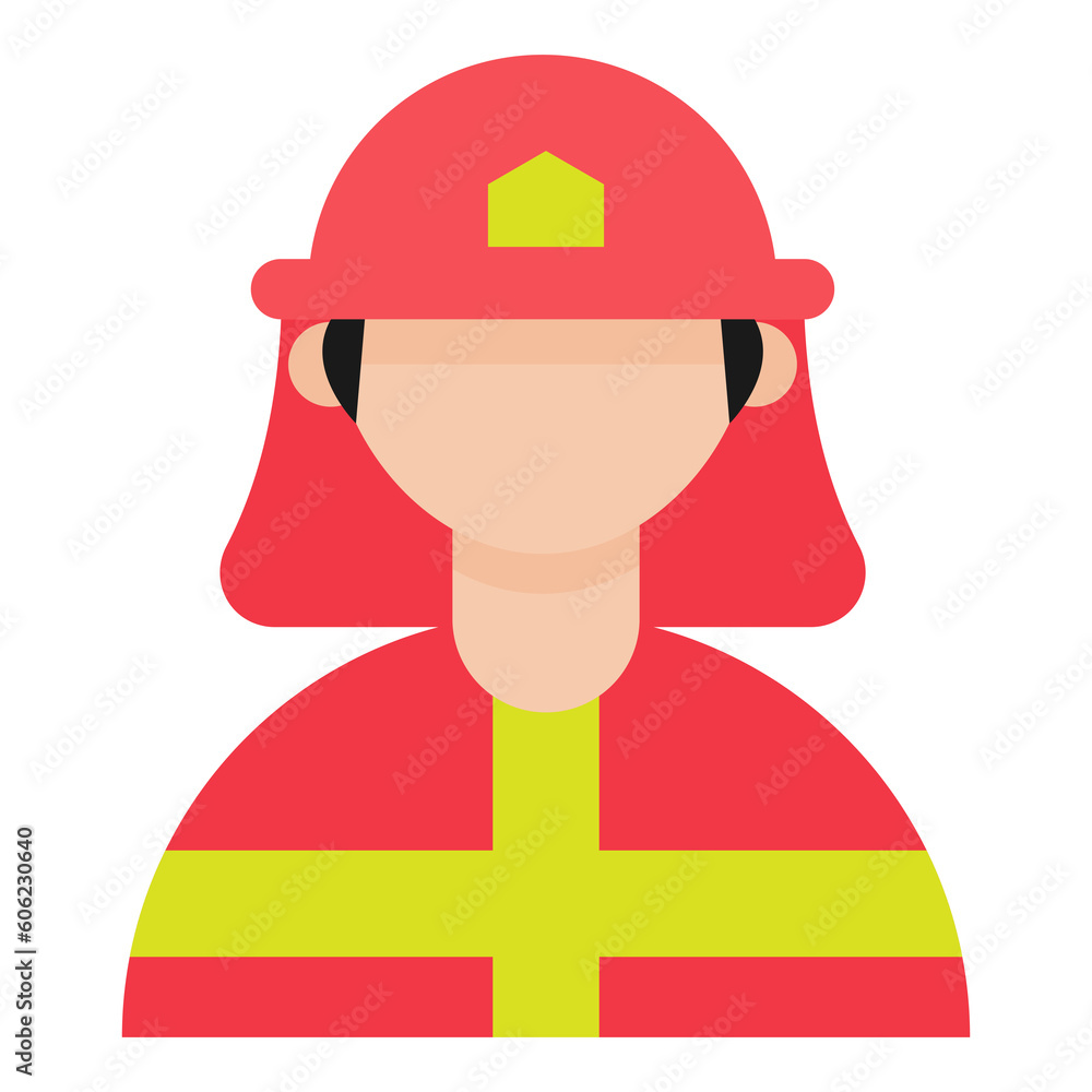 professional firefighter icon from firefighter collection for web,  mobile apps and ui. vector illustration