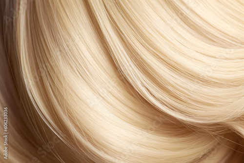 blond hair close-up as a background  created with Generative AI Technology