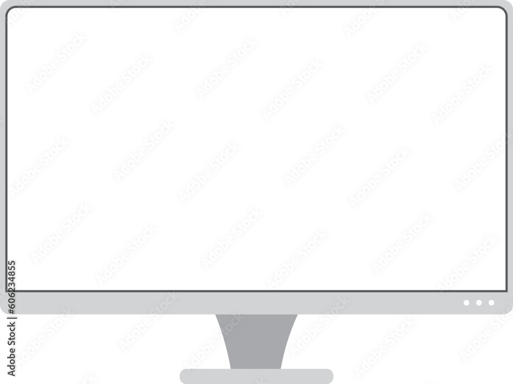lcd monitor icon illustration lcd monitor icon illustration