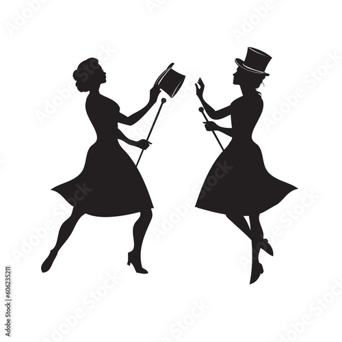 Woman tap dance