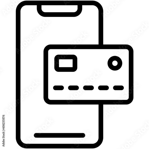 E-commerce Icon Set wit Outline style vector