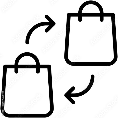 E-commerce Icon Set wit Outline style vector