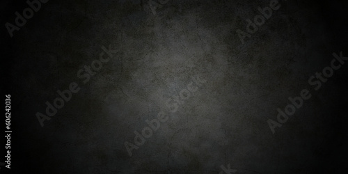 Grey textured wall, dark edges. Old wall texture cement dark black gray background abstract grey color design are light with white gradient background.