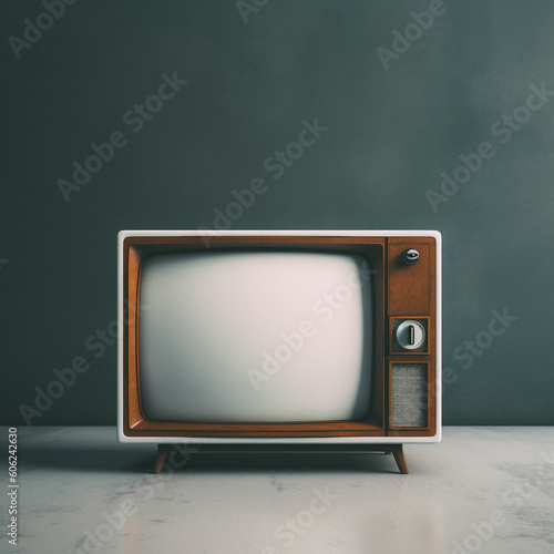 An old fashioned television - created with Generative AI technology