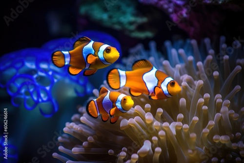 A stunning display of Clownfish