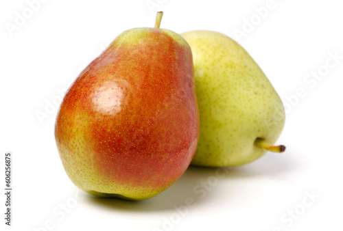 pears isolated on white background 