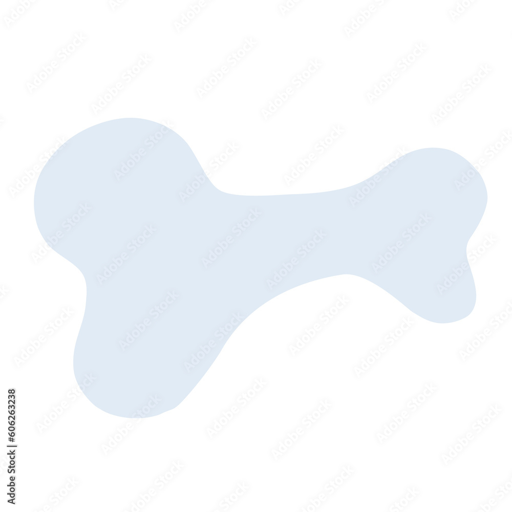 Abstract shape blue blob and line art. Abstract shape blue blob and line art.