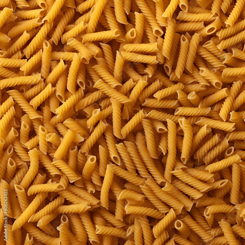 Close up of macaroni pasta texture background, food and drink