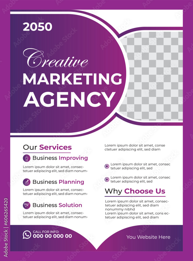 Corporate business flyer design template Corporate business flyer design template