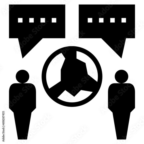 negotiate glyph style icon
