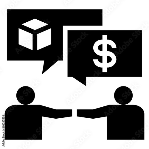 negotiate glyph style icon