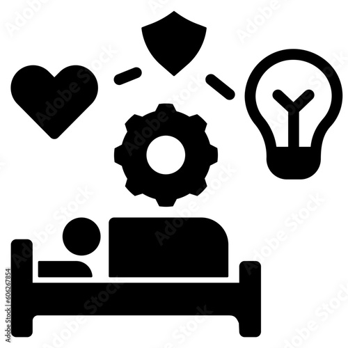 rest glyph style icon