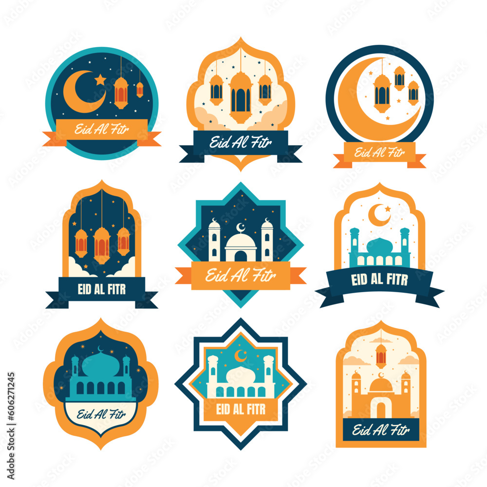 Mosque Badge Set Design