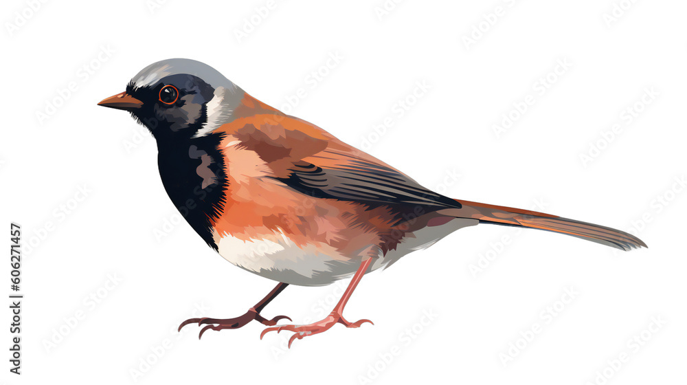 Bold and Beautiful: A Majestic Bird on a Transparent Canvas. Generative AI Bold and Beautiful: A Majestic Bird on a Transparent Canvas. Generative AI