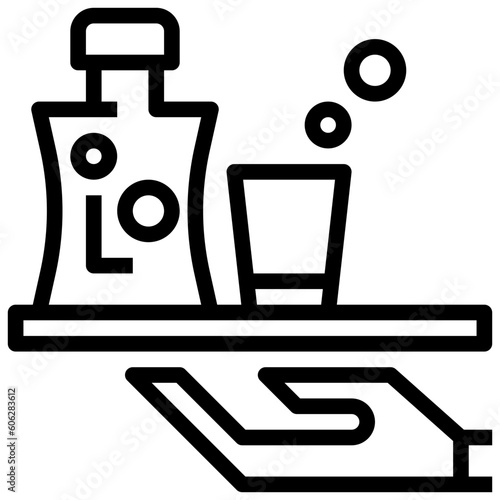 liqueur line icon,linear,outline,graphic,illustration
