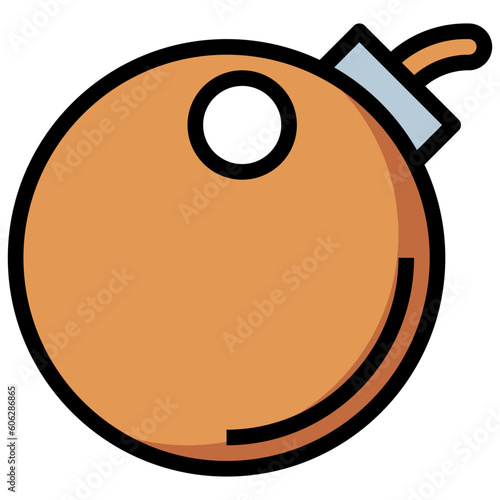 Bomb line icon,linear,outline,graphic,illustration