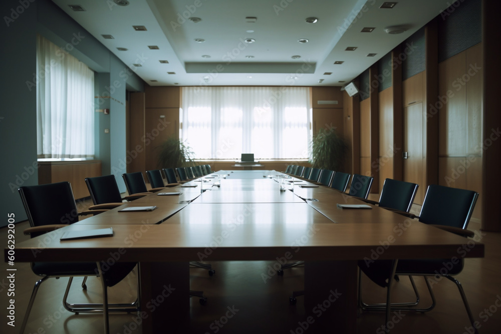 empty meeting room
