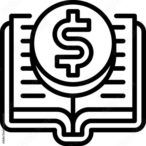 scholarship line icon