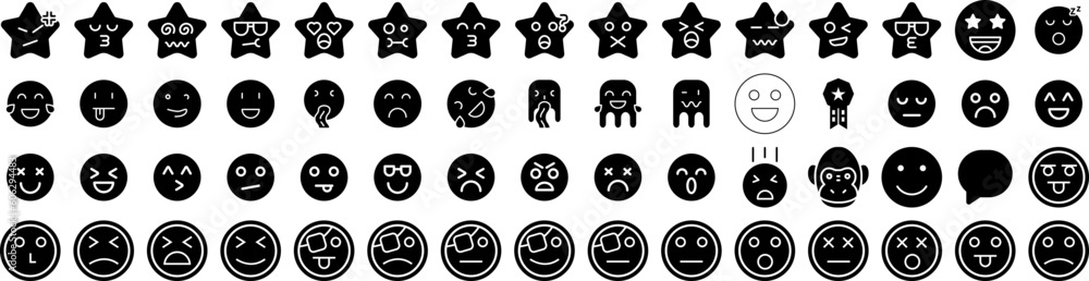 Set Of Expression Icons Isolated Silhouette Solid Icon With Isolated, Icon, Set, Symbol, Cartoon, Illustration, Vector Infographic Simple Vector Illustration Logo Set Of Expression Icons Isolated Silhouette Solid Icon With Isolated, Icon, Set, Symbol, Cartoon, Illustration, Vector Infographic Simple Vector Illustration Logo