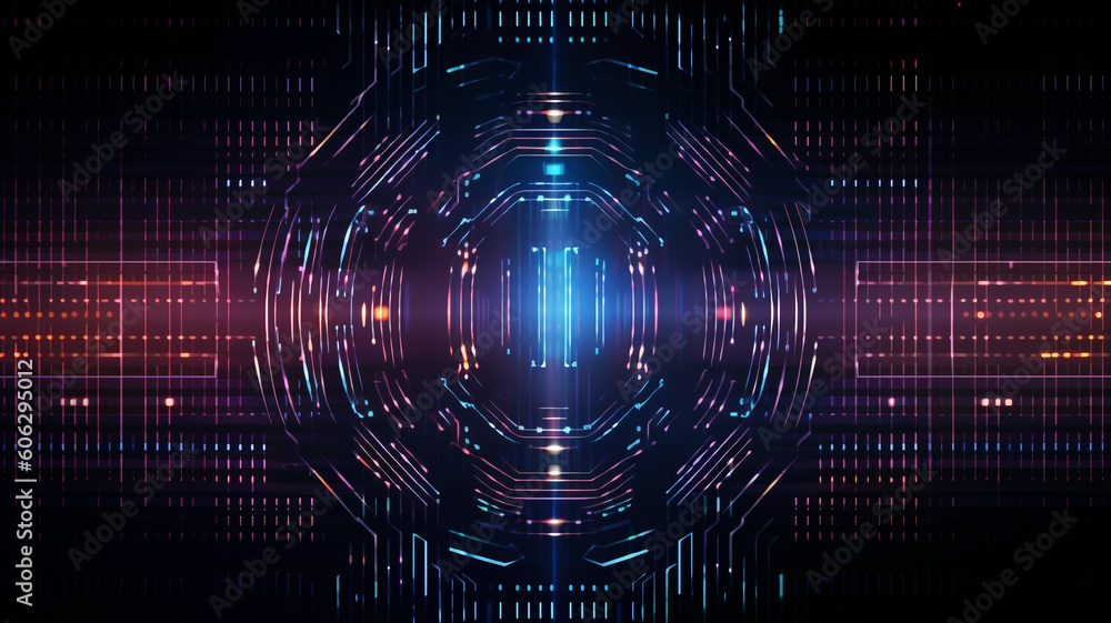 Digital technology background created using generative AI tools Digital technology background created using generative AI tools