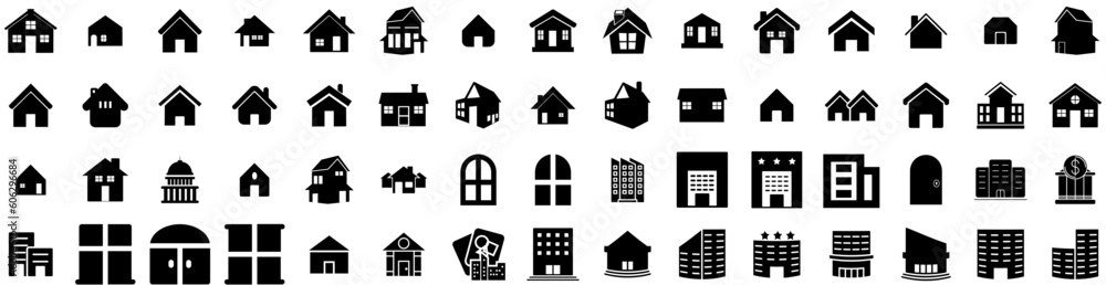 Set Of Apartment Icons Isolated Silhouette Solid Icon With Estate, Home, House, Architecture, Residential, Apartment, Modern Infographic Simple Vector Illustration Logo Set Of Apartment Icons Isolated Silhouette Solid Icon With Estate, Home, House, Architecture, Residential, Apartment, Modern Infographic Simple Vector Illustration Logo