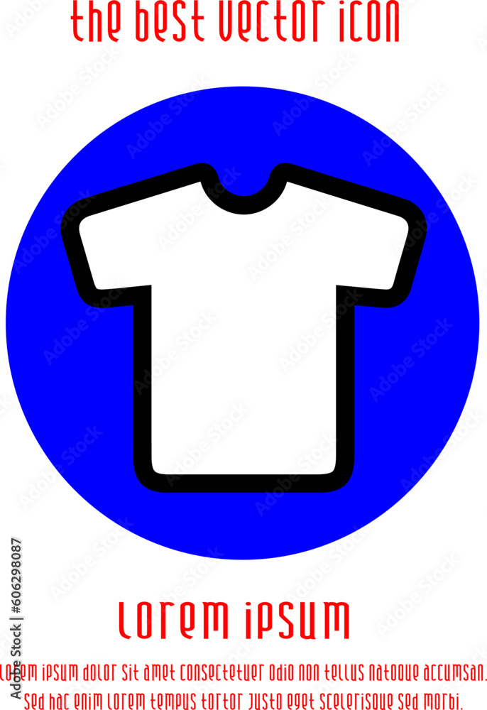 t-shirt vector icon eps 10. Simple isolated illustration. t-shirt vector icon eps 10. Simple isolated illustration.