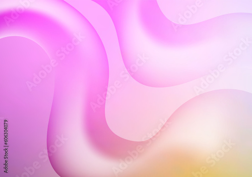 Smooth pink gradient line wave vivid colorful background
