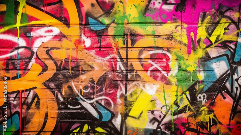 Fototapeta premium Colorful gravity background created using generative AI tools