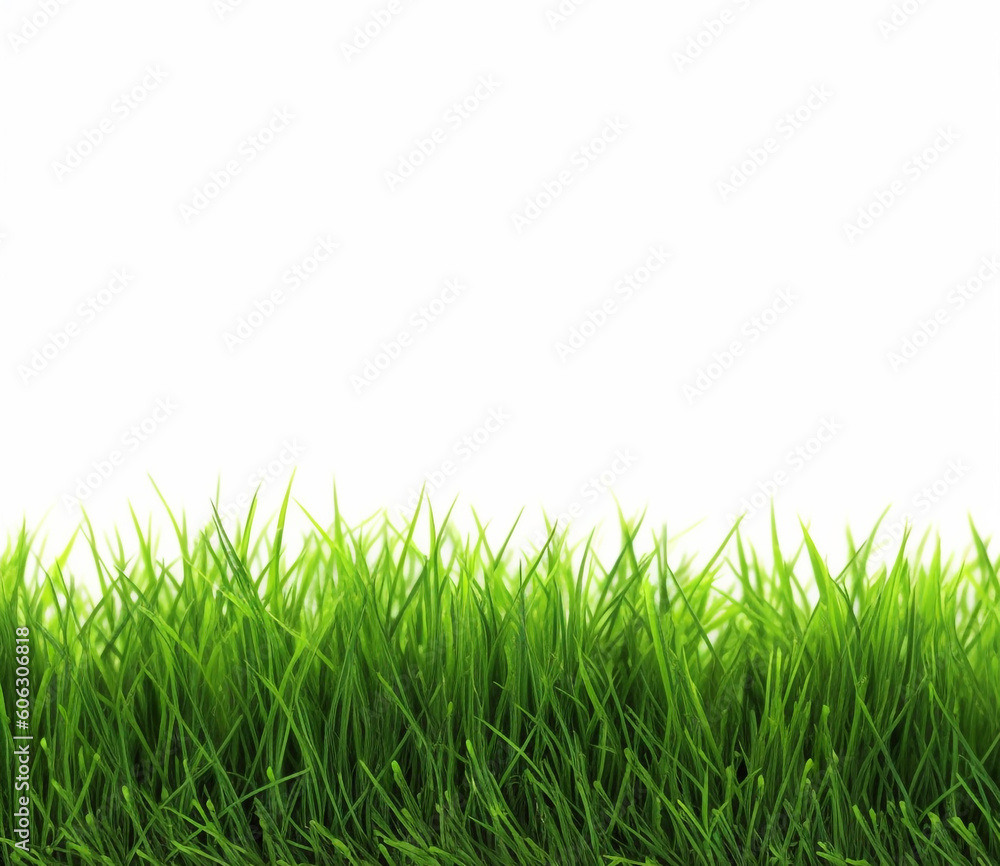 Grass isolated on white with copy space Grass isolated on white with copy space
