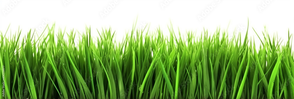 Grass isolated on white with copy space Grass isolated on white with copy space