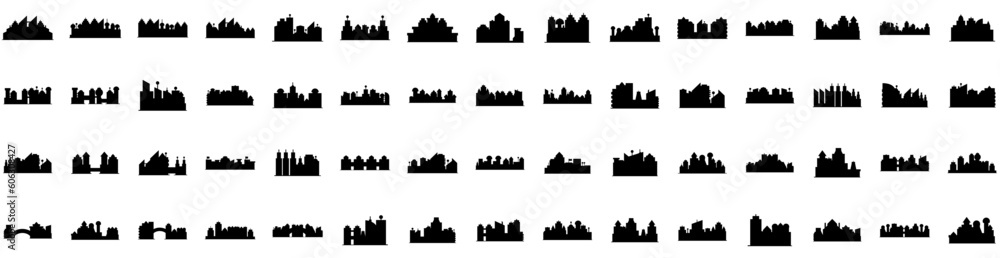 Set Of Tower Icons Isolated Silhouette Solid Icon With Architecture, Tower, Europe, Famous, Landmark, Tourism, Travel Infographic Simple Vector Illustration Logo Set Of Tower Icons Isolated Silhouette Solid Icon With Architecture, Tower, Europe, Famous, Landmark, Tourism, Travel Infographic Simple Vector Illustration Logo