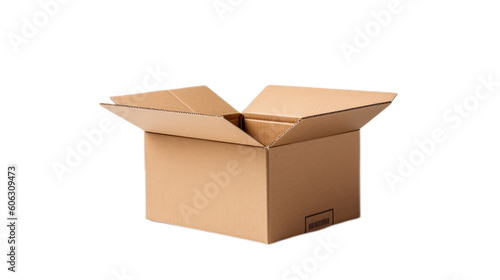 open cardboard box photo