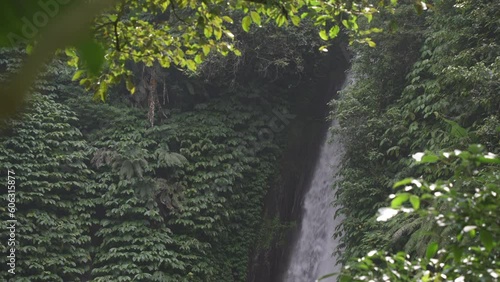 People and Melanting waterfall, Wanagiri Sukasada Pancasari Sukasada, Gobleg, Kabupaten Buleleng, Bali, Indonesia, South East Asia photo