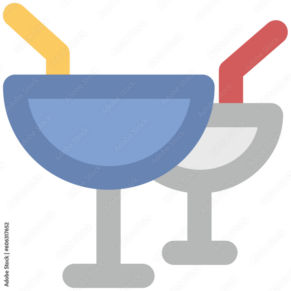 Refreshing drink, icon of margarita Refreshing drink, icon of margarita