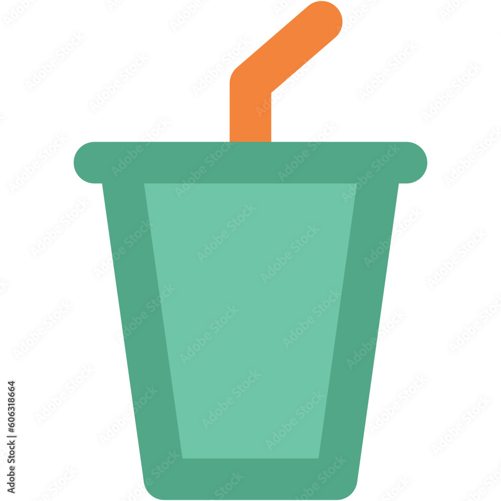 Healthy drink, icon of juice cup Healthy drink, icon of juice cup