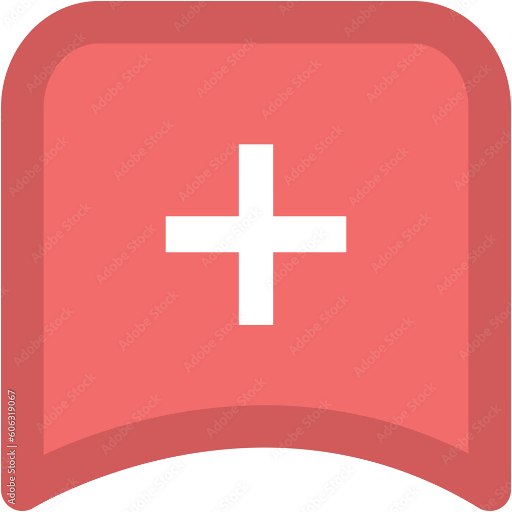 An icon design of first aid sign An icon design of first aid sign