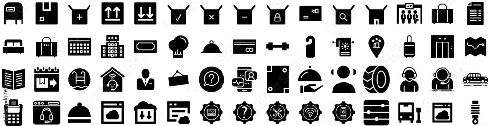 Set Of Service Icons Isolated Silhouette Solid Icon With Call, Person, Service, Business, Support, Customer, Office Infographic Simple Vector Illustration Logo Set Of Service Icons Isolated Silhouette Solid Icon With Call, Person, Service, Business, Support, Customer, Office Infographic Simple Vector Illustration Logo