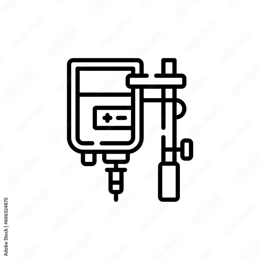 transfusion icon with black color transfusion icon with black color