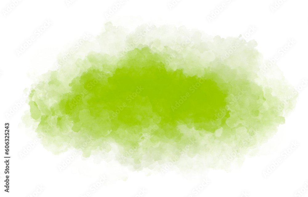 green water color