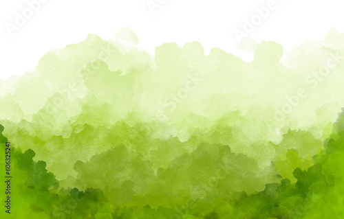 green water color