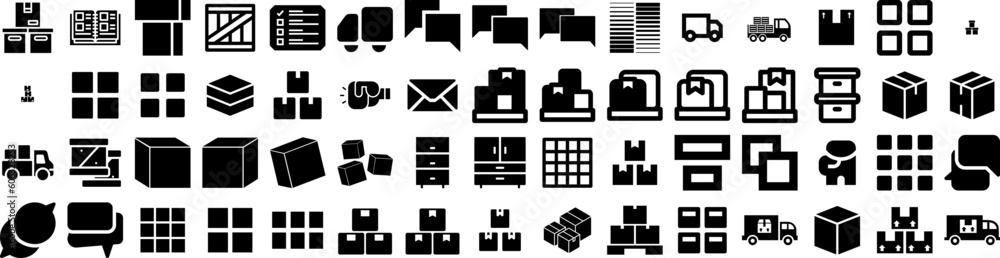 Set Of Boxes Icons Isolated Silhouette Solid Icon With 3D, Illustration, Vector, Open, Isolated, Box, Package Infographic Simple Vector Illustration Logo Set Of Boxes Icons Isolated Silhouette Solid Icon With 3D, Illustration, Vector, Open, Isolated, Box, Package Infographic Simple Vector Illustration Logo