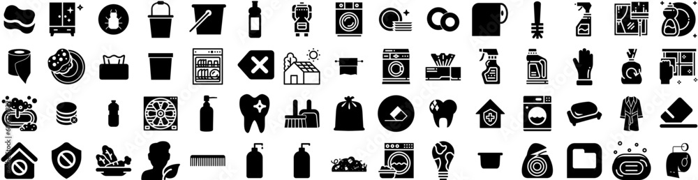 Set Of Clean Icons Isolated Silhouette Solid Icon With Hygiene, Wash, Spray, Clean, Vector, Cleaner, Icon Infographic Simple Vector Illustration Logo Set Of Clean Icons Isolated Silhouette Solid Icon With Hygiene, Wash, Spray, Clean, Vector, Cleaner, Icon Infographic Simple Vector Illustration Logo
