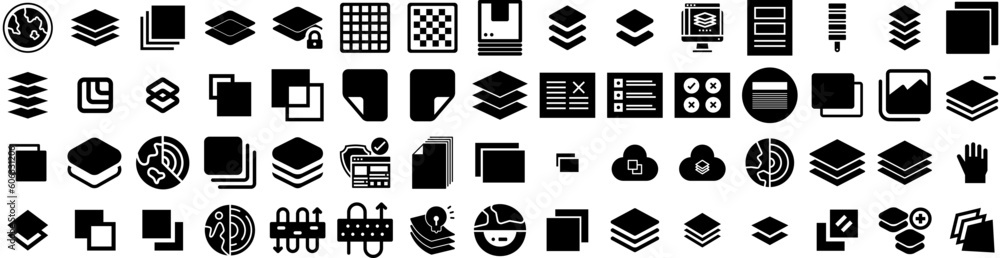 Set Of Layer Icons Isolated Silhouette Solid Icon With Isolated, Texture, 3D, Layer, Background, Illustration, Protection Infographic Simple Vector Illustration Logo Set Of Layer Icons Isolated Silhouette Solid Icon With Isolated, Texture, 3D, Layer, Background, Illustration, Protection Infographic Simple Vector Illustration Logo