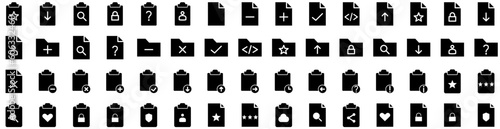Set Of Peripherals Icons Isolated Silhouette Solid Icon With Hand, Human, Health, Peripheral, Medical, Care, Body Infographic Simple Vector Illustration Logo