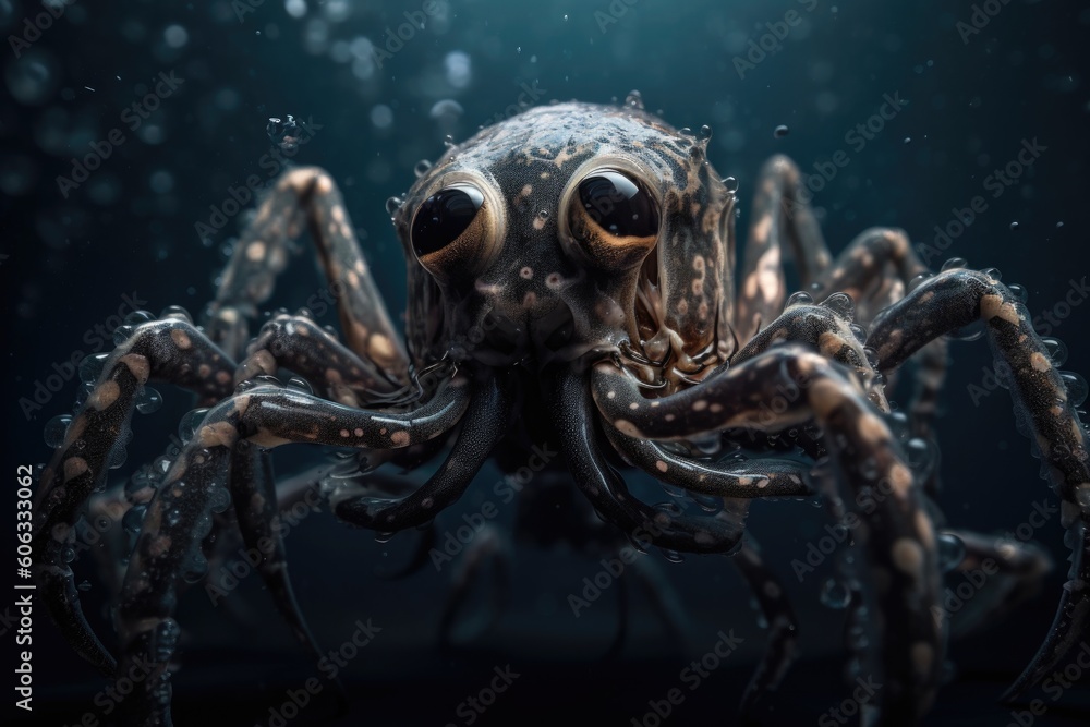 underwater photographer, capturing unique and striking photo of creature with its intricate details, created with generative ai underwater photographer, capturing unique and striking photo of creature with its intricate details, created with generative ai