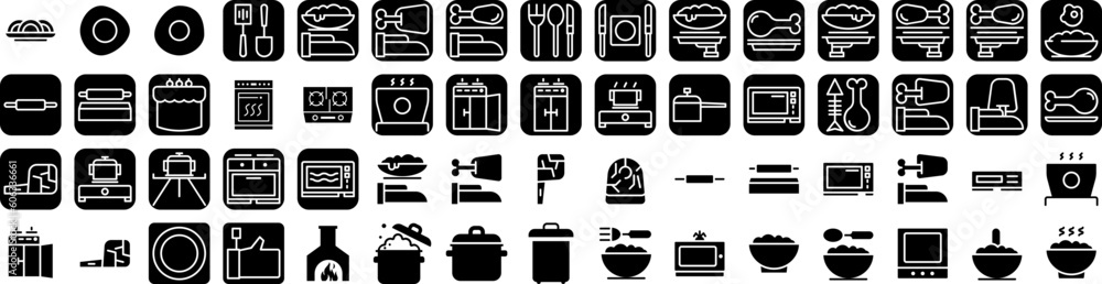 Set Of Cooking Icons Isolated Silhouette Solid Icon With Cooking, Kitchen, Food, Home, People, Recipe, Cook Infographic Simple Vector Illustration Logo Set Of Cooking Icons Isolated Silhouette Solid Icon With Cooking, Kitchen, Food, Home, People, Recipe, Cook Infographic Simple Vector Illustration Logo