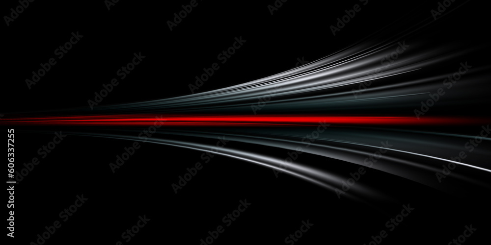Abstract background of long exposure red tale light on black ,Technology background Abstract background of long exposure red tale light on black ,Technology background
