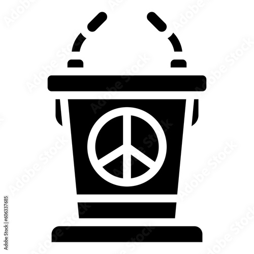 tribune glyph icon,linear,outline,graphic,illustration