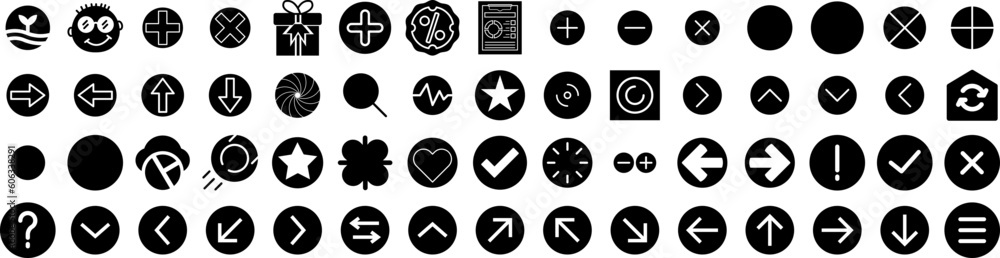 Set Of Circle Icons Isolated Silhouette Solid Icon With Design, Background, Set, Vector, Abstract, Circle, Round Infographic Simple Vector Illustration Logo Set Of Circle Icons Isolated Silhouette Solid Icon With Design, Background, Set, Vector, Abstract, Circle, Round Infographic Simple Vector Illustration Logo