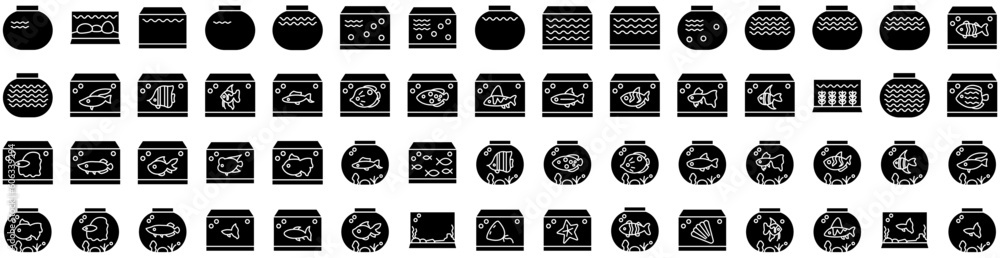 Set Of Decoration Icons Isolated Silhouette Solid Icon With Holiday, Illustration, Vector, Background, Ornament, Design, Decoration Infographic Simple Vector Illustration Logo